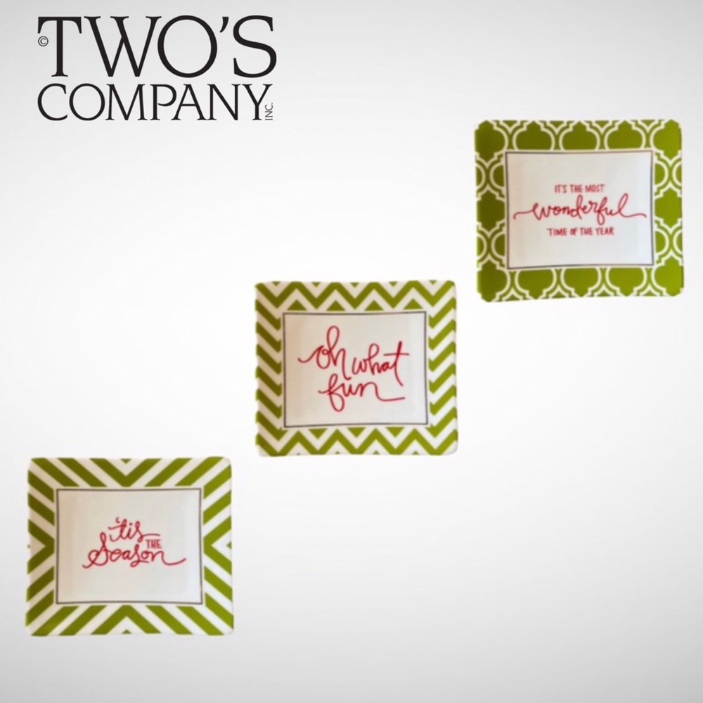 Two’s Company Christmas Mini Trays